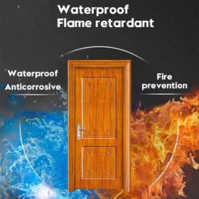 Harga yang bagus Customized Waterproof WPC Pintu Soundproof Pintu Komposit Polimer Kayu on line