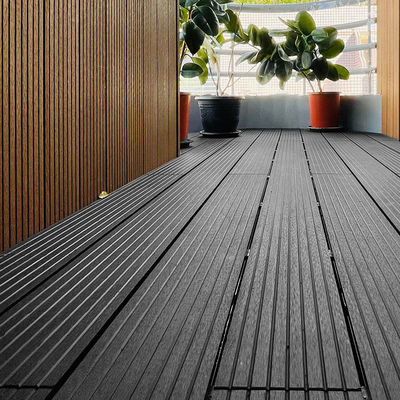 Harga yang bagus Perlindungan UV WPC Decking Panel Composite Lumber Decking Boards ISO on line