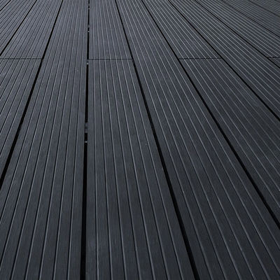 Harga yang bagus Fireproof Composite WPC Decking Panel tahan UV untuk Lantai Luar on line