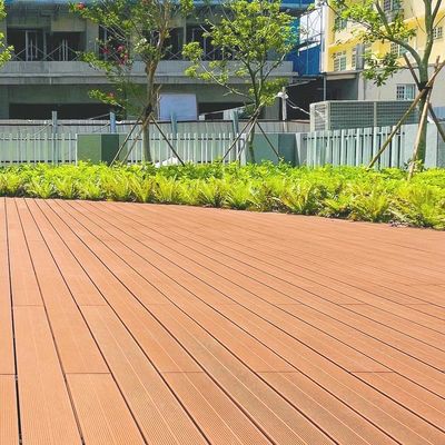 Harga yang bagus Panel Decking WPC Ringan Papan Decking Kayu Komposit Tahan Cuaca on line
