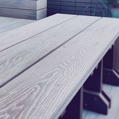 Harga yang bagus Outdoor Composite Decking Hollow Profile WPC Hollow Decking Boards on line