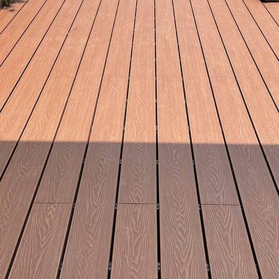 Harga yang bagus Performa Decking Komposit 3D tahan cuaca Waterproof WPC Hollow Board on line