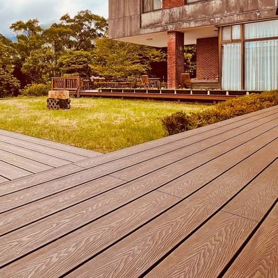 Harga yang bagus Taman WPC Panel 3D Waterproof Kayu Plastik Komposit Decking Pemasok on line