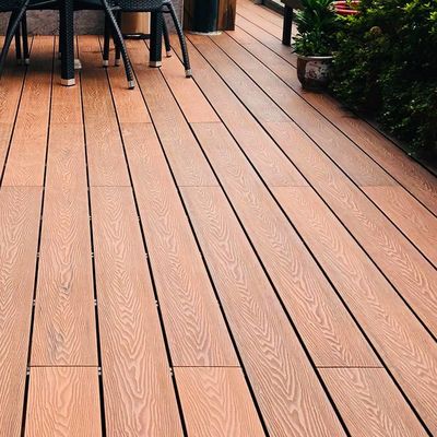 Harga yang bagus 3D WPC Papan Decking Komposit Kayu Plastik Multidimensional on line