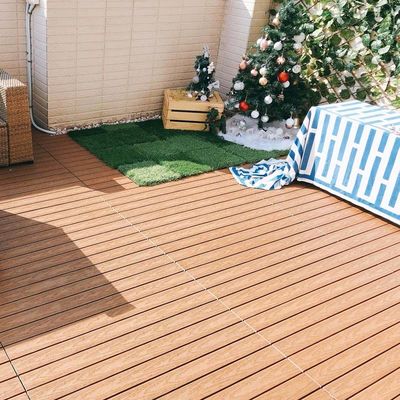 Harga yang bagus Jubin Dek Kayu Komersial Karat tahan karat Papan Kayu Luar Terpadu on line