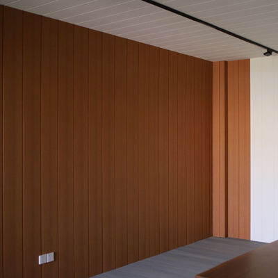 Harga yang bagus Komposisi WPC Papan Wall Cladding Disesuaikan WPC 3D Panel dinding on line