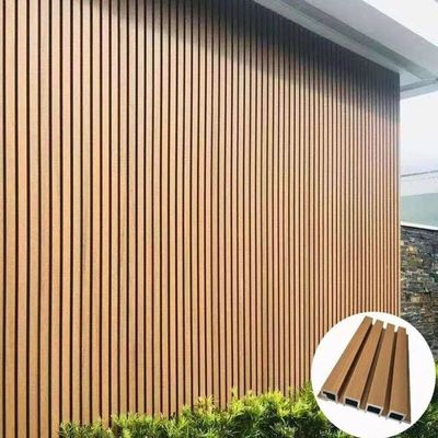 Harga yang bagus Bangunan Prefab Kayu Plastik Komposit Panel dinding Lapisan Waterproof on line