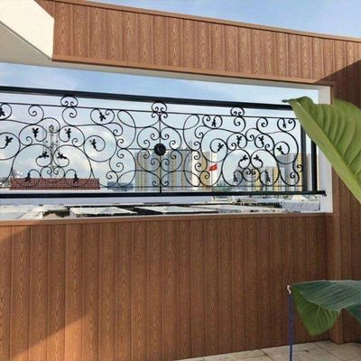 Harga yang bagus Komposisi Panel Kayu WPC Outdoor Fireproof Eksternal Kayu Wall Cladding on line
