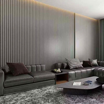 Harga yang bagus Panel dinding dalam ruangan WPC tahan air Panel penutup dinding kayu plastik on line