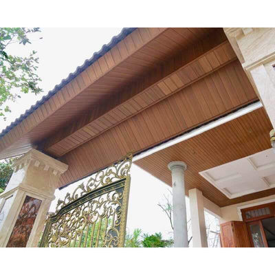 Harga yang bagus Panel Dinding Dekoratif WPC yang Digambar Panel Dinding 3D Luar Komposi on line